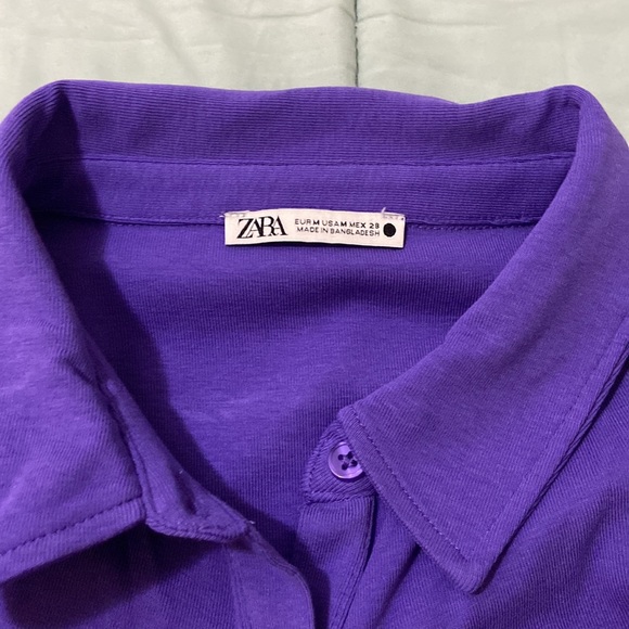 SHIRT DRESS WITH RUCHING - Picture 2 of 2